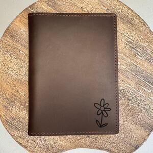 Genuine Leather Passport Holder BROWN NEUTRAL Passport Wallet NEW FAST SHIP